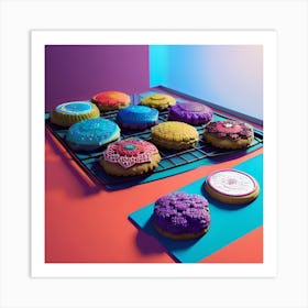 Donuts Art Print