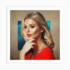 Portrait Of A Woman 4 Art Print