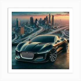 Jaguar I-Type Concept Art Print