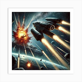 Void Reaver Corvette High Damage Torpedoes Art Print