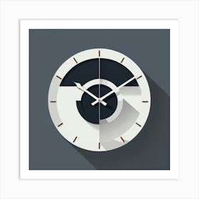 Clock Art Print