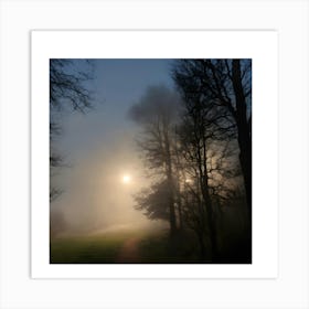 Misty Morning Art Print