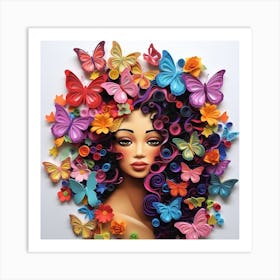 Quilling Art Art Print