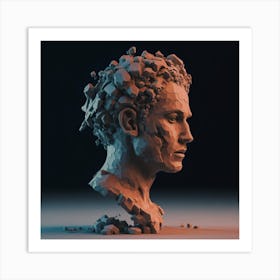 Bust Of A Man 1 1 Art Print