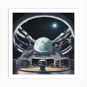 Space Station 56 Art Print