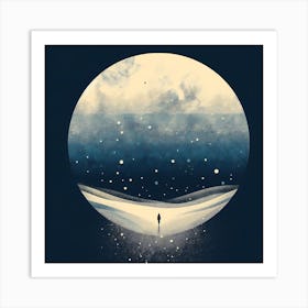 Moon Art Print