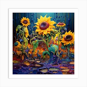 Sunflowers 3 Art Print