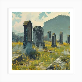 Graveyard 1 Art Print