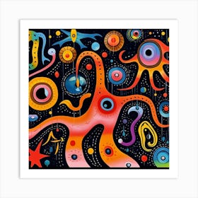 Octopus Art Print