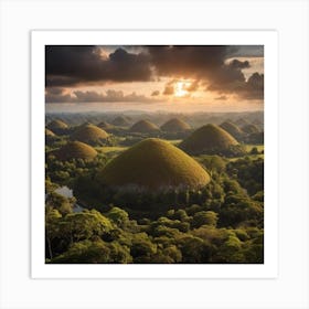 Chocolate Hills Art Print