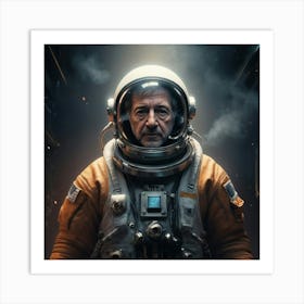 Man In Space 2 Art Print