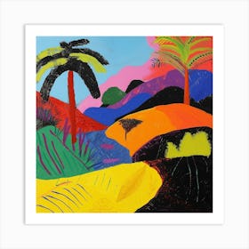 Abstract Travel Collection Papua New Guinea 1 Art Print