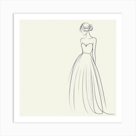 A lady elegance 2 Art Print