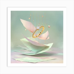 Engagement Ring Art Print