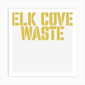 Elk Cove Waste Art Print