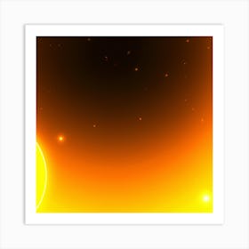 Space Background Art Print