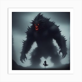 Monster Painting Art Print