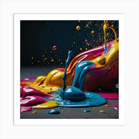 Splash Of Color Art Print