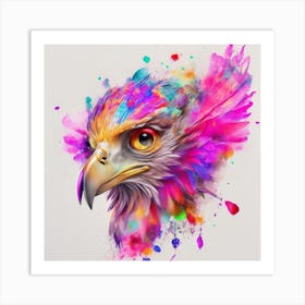 Colorful Eagle Art Print