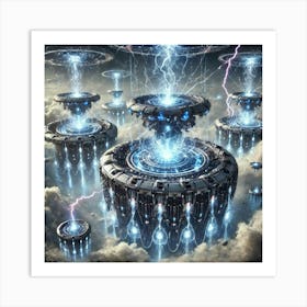 Aetherion Reactors Defensive Energy Grids Art Print