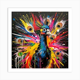 Peacock Art Print