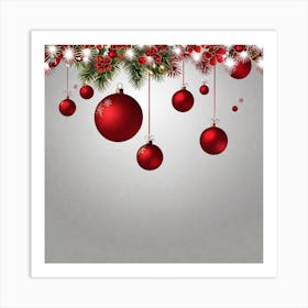 Christmas Background 15 Art Print