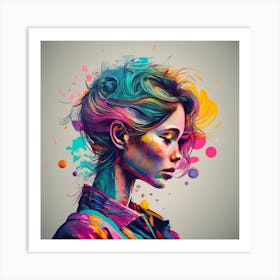 Portrait Of A Woman Art Print