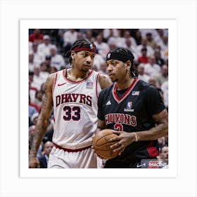 Allen Iverson AI Art Print