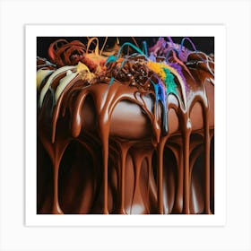 Chocolate Cake 1 Art Print