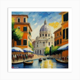 St Peter'S Square Art Print