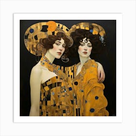  Klimt Ladies Art Print 0 Art Print