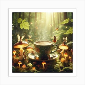 Fairy In The Forest Art Print