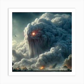 A Towering, Monstrous Kaiju Named Noxythrax, The V Art Print