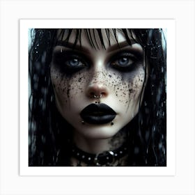 Gothic Beauty 2 Art Print