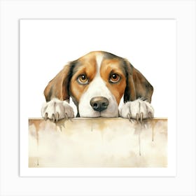 Beagle Dog 5 Art Print