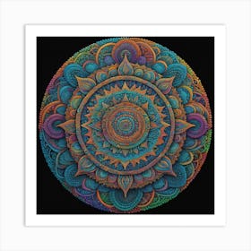 Undersea Mandala Art Print