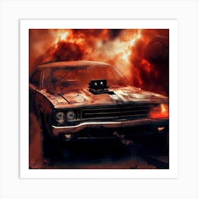 Fast And Furious Art Print