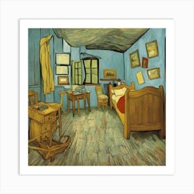 Bedroom By Van Gogh Art Print