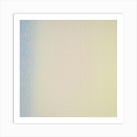 Blue And Yellow Art Print