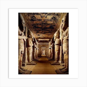 Egyptian Temple 39 Art Print