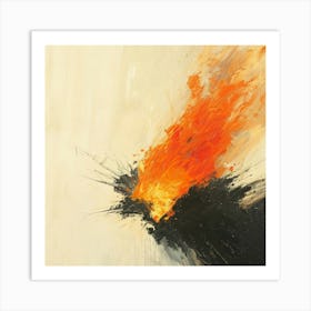 Fire Painting Art Print