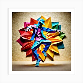 Origami Dancer 107 Art Print