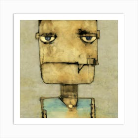 Man With Blue Eyes 1 Art Print