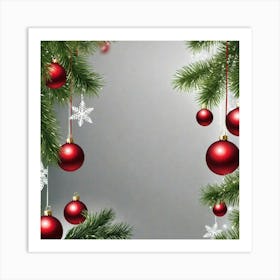 Christmas Tree Background 2 Art Print