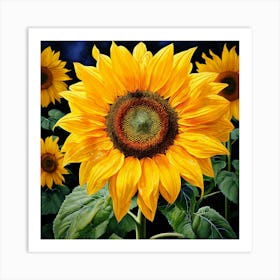 Sunflowers 4 Art Print