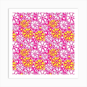 Slices Pink Lemonaide Art Print