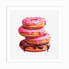 Donuts 4 Art Print