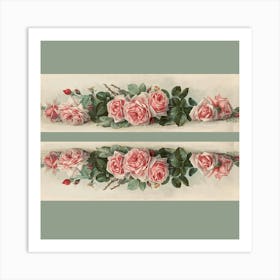 Vintage Roses Art Print