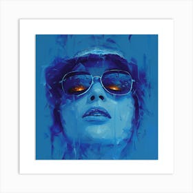 Blue Eyed Girl Art Print