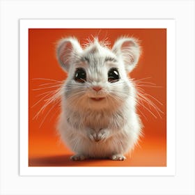 Cute Hamster 3 Art Print